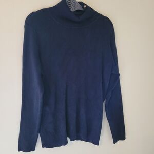 Lauren Ralph Lauren Navy Turtleneck Sweater